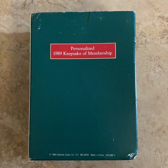 Vintage 1989 “Visit From Santa” Hallmark Collector’s Club Members Ornament w/Box - Picture 10 of 13